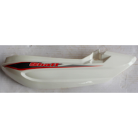 PLASTIK GÓRNY TYLNY SHAFT 50 LEWY BIAŁY