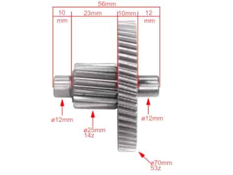 TRYB POŚREDNI GY6-50 SKUTER 4T ZIPP ROUTER ROMET