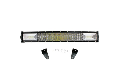 LAMPA PRZÓD HALOGEN 108szt. DIODA LED 120W 6500K WYGIĘTA