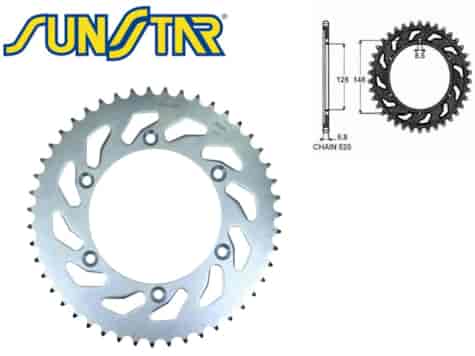 ZĘBATKA TYŁ SUNSTAR STALOWA SUNR1-3577-47