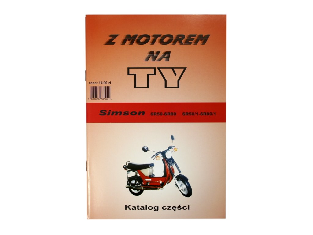 KATALOG CZĘŚCI Z MOTOREM NA TY - SIMSON SR50 SR80 SR50/1 SR80/1