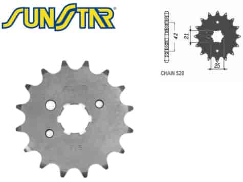 ZĘBATKA PRZÓD SUNSTAR SUNF315-16 SUZUKI RMZ 250