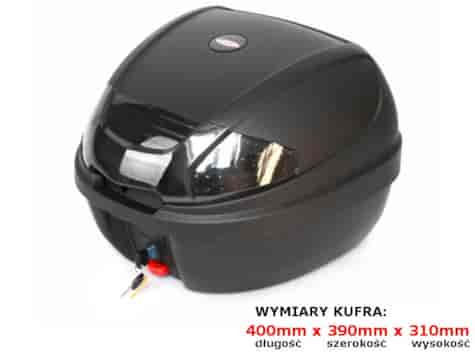 KUFER YM-830 BLACK REF MONOLOCK 30L