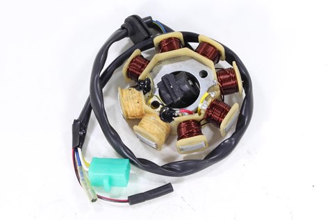 APARAT ZAPŁONOWY STATOR ATV MOTOROWER 8 CEWEK SILNIK POZIOMY Z OZNACZENIEM 139FMB, 147FMD, 152FMH, 154FMI WYSTĘPUJĄCY W ATV CHIŃSKIE QUADY, MOTOROWERY STREET, CROSS, CZOPER