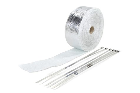 TAŚMA TERMOIZOLACJA BANDAŻ 1,5x50mm 10M SREBRNA SC
