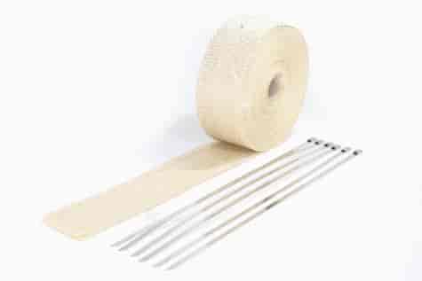 TAŚMA TERMOIZOLACJA BANDAŻ 1.5mm*50mm*10M KREMOWA