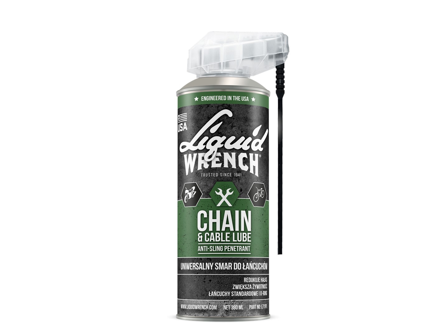 SMAR DO ŁAŃCUCHA LIQUID WRENCH 380ml USA