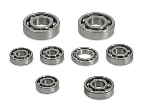 ŁOŻYSKA SILNIKA MZ ETZ250 ETZ251 ETZ300 ETZ301 ZESTAW 8 SZTUK SILNIK I SKRZYNIA BIEGÓW PRODUKCJA SNH