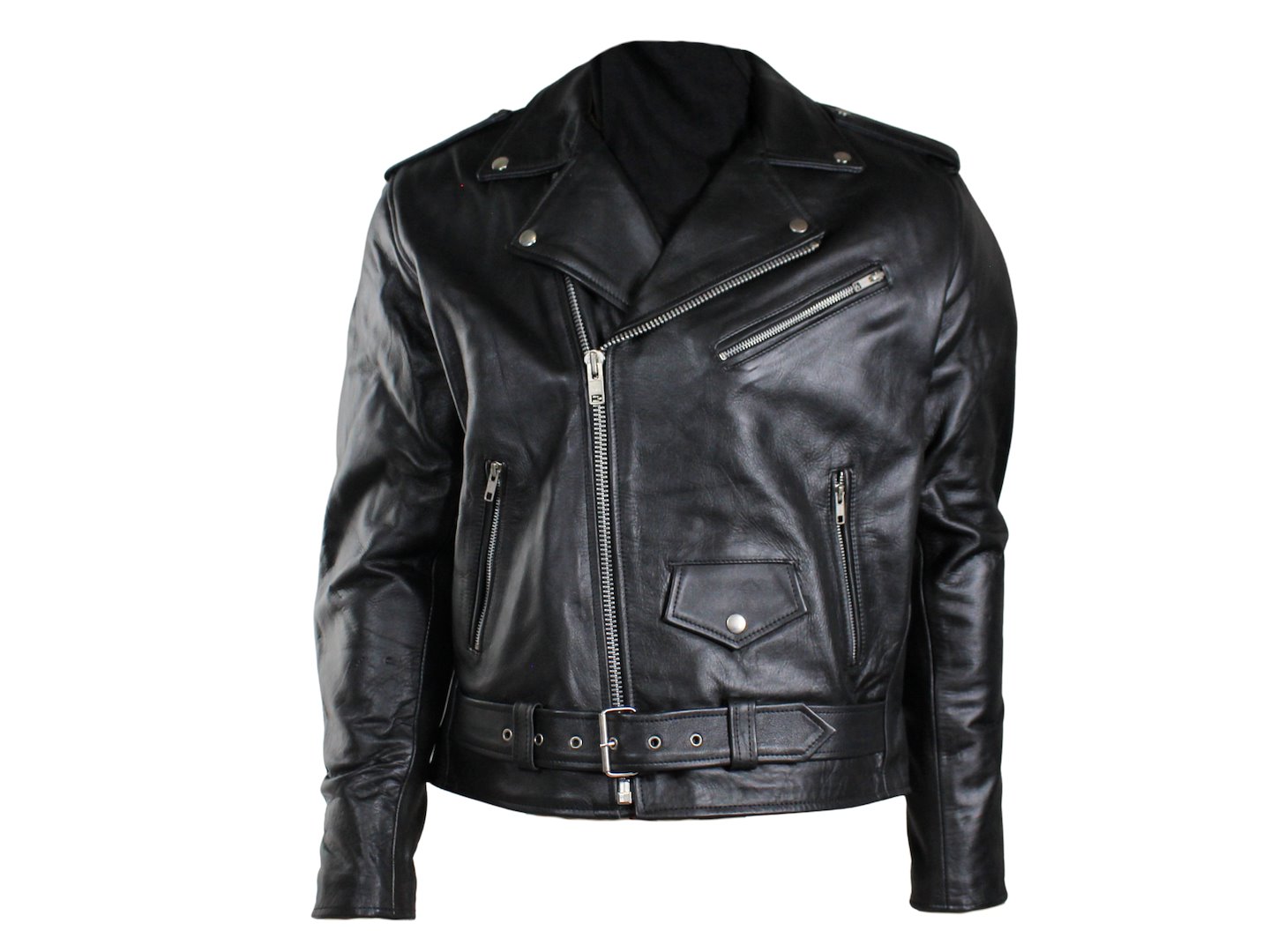 KURTKA SKÓRZANA VIG-16602 CZARNA M