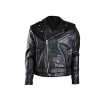 KURTKA SKÓRZANA VIG-16602 CZARNA L