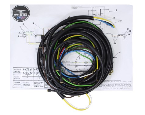 INSTALACJA ELEKTRYCZNA WSK M06B3 125 „LELEK”