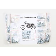 ŚRUBY MOTOCYKLA (BEZ ŚRUB SILNIKA) WSK M06B3 125  LELEK