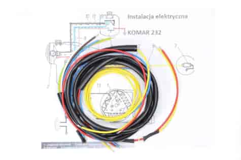 INSTALACJA ELEKTRYCZNA ROMET KOMAR 232 „SZTYWNIAK”