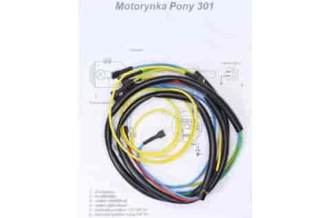 INSTALACJA ELEKTRYCZNA ROMET MOTORYNKA PONY 301