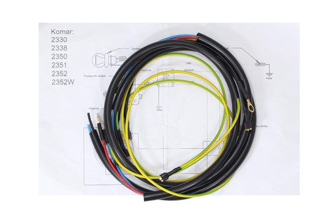 INSTALACJA ELEKTRYCZNA ROMET KOMAR 2330 2338 2350 2351 2352W