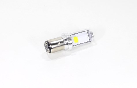 ŻARÓWKA 12V 35/35W BA20D LED 6000K (BRAK ECE)