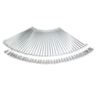 SZPRYCHY SIMSON S50 S51 S70 S53 KR51/1 KR51/2 SR4-1 SR4-2 SR4-3 SR4-4 143,5x3,5mm CHROM 36szt.