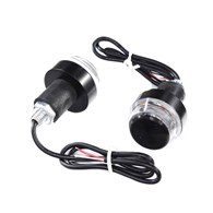 LAMPA LED KOŃCÓWKA KIEROWNICY NIEBIESKI/ŻÓŁTY