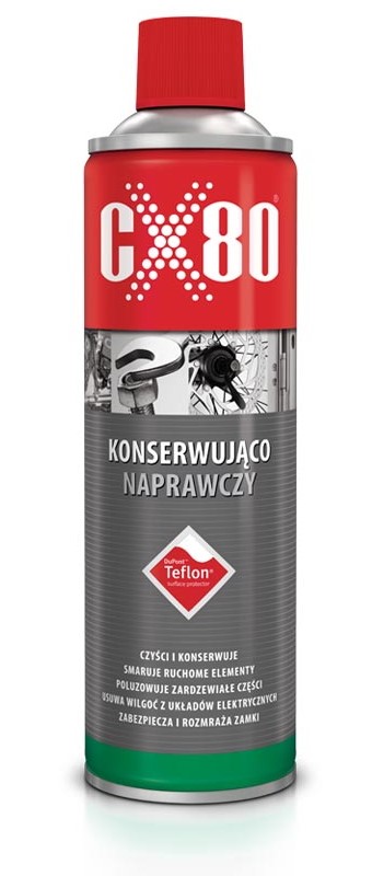 ŚRODEK WIELOFUNKCYJNY TEFLON CX80 KONSERWUJĄCO - NAPRAWCZY 500ml