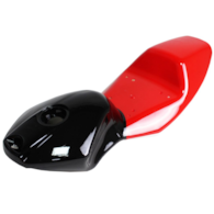 PLASTIK ZBIORNIKA I SIEDZENIA POCKET RED/BLACK