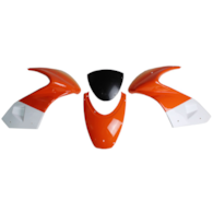 PLASTIK CZASZA PRZÓD POCKET ORANGE/WHITE HB