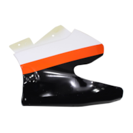 PLASTIK PRZÓD POCKET DOLNY LEWY BLACK/WHITE HB