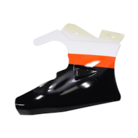 PLASTIK PRZÓD POCKET DOLNY PRAWY BLACK/WHITE HB