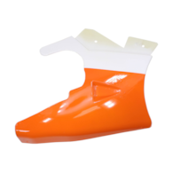 PLASTIK PRZÓD POCKET DOLNY PRAWY ORANGE/WHITE HB