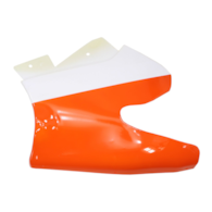 PLASTIK PRZÓD POCKET DOLNY LEWY ORANGE/WHITE HB