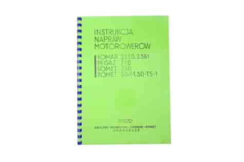 KATALOG INSTRUKCJA NAPRAW ROMET KOMAR 2350 2361 PEGAZ 710
