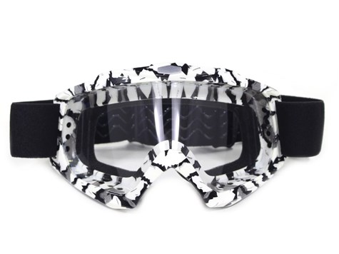 GOGLE FTM-006 WHITE/BLACK