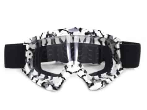 GOGLE FTM-006 WHITE/BLACK