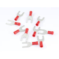 KONEKTOR KOŃCÓWKA WIDEŁKOWA M6 IZOLOWANA 6.4mm 0.5-1.5mm KPL. 10szt.
