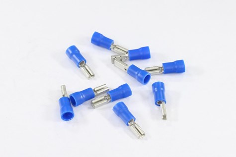 KONEKTOR PŁASKI 2,8MM ŻEŃSKI IZOLOWANY, 0,8MM, 1,5-2,5MM, 10SZT