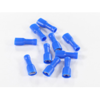 KONEKTOR PŁASKI 4,8mm ŻEŃSKI PEŁNA IZOLACJA, 0,8mm, 1,5-2,5mm, KPL. 10szt.