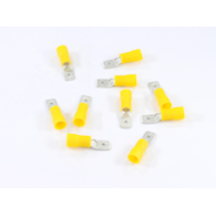 KONEKTOR PŁASKI 6,3mm MĘSKI PEŁNA IZOLACJA, 0,8mm, 1,5-2,5mm, KPL. 10szt.
