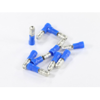 KONEKTOR MĘSKI 5mm OKRĄGŁE GNIAZDO IZOLOWANY 1.5-2.5mm KPL. 10szt.