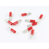 KONEKTOR PŁASKI 6,3MM MĘSKI IZOLOWANY, 0,8MM, 0,5-1,5MM