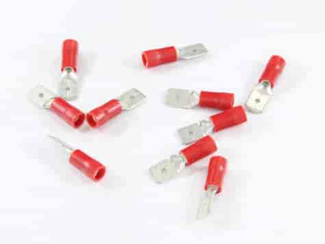 KONEKTOR PŁASKI 6,3MM MĘSKI IZOLOWANY, 0,8MM, 0,5-1,5MM
