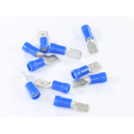 KONEKTOR MĘSKI 6.3x0.8 KOŃCÓWKA PŁASKA IZOLOWANA 1.5-2.5mm KPL. 10szt.