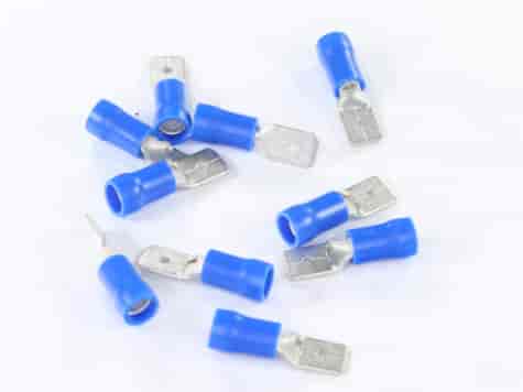 KONEKTOR MĘSKI 6.3x0.8 KOŃCÓWKA PŁASKA IZOLOWANA 1.5-2.5mm KPL. 10szt.