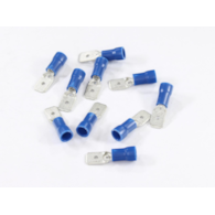 KONEKTOR MĘSKI 6.3x0.8 KOŃCÓWKA PŁASKA IZOLOWANY 1.5-2.5mm KPL. 10szt.