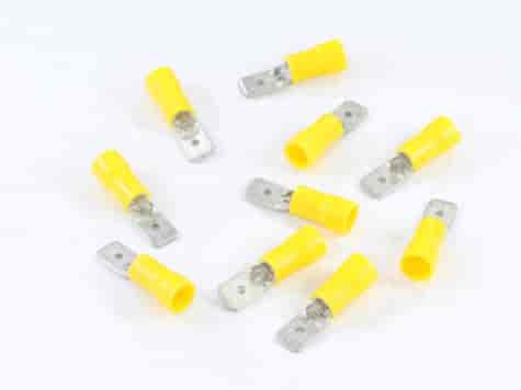KONEKTOR PŁASKI 6,3mm MĘSKI IZOLOWANY 0,8mm, 4-6mm KPL. 10szt.