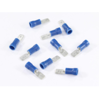 KONEKTOR PŁASKI 4,8mm MĘSKI IZOLOWANY 0,5mm 1,5-2,5mm KPL. 10szt.