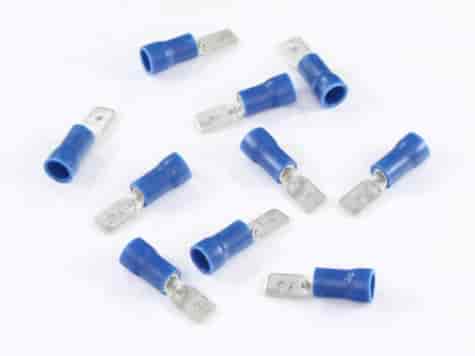 KONEKTOR PŁASKI 4,8mm MĘSKI IZOLOWANY 0,5mm 1,5-2,5mm KPL. 10szt.
