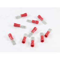 KONEKTOR PŁASKI 4,8MM MĘSKI IZOLOWANY 0,5MM, 0,5-1MM