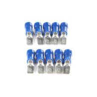 KONEKTOR PŁASKI 4,8mm MĘSKI IZOLOWANY 0,8mm, 1,5-2,5mm KPL. 10szt.