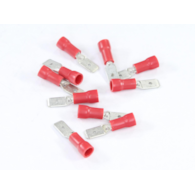 KONEKTOR PŁASKI 4,8MM MĘSKI IZOLOWANY 0,8MM, 0,5-1MM