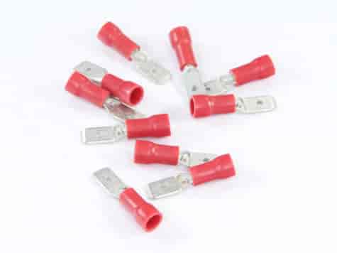 KONEKTOR PŁASKI 4,8MM MĘSKI IZOLOWANY 0,8MM, 0,5-1MM