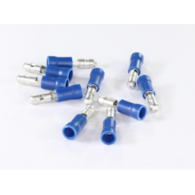 KONEKTOR MĘSKI 4.0mm KOŃCÓWKA OKRĄGŁA IZOLOWANY 1.5-2.5mm KPL. 10szt.
